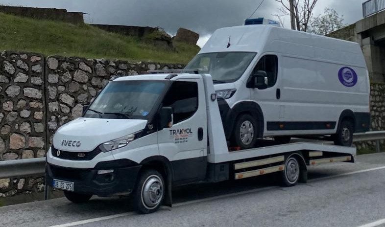 Trakyol Iveco araç kurtarıcı Trakya